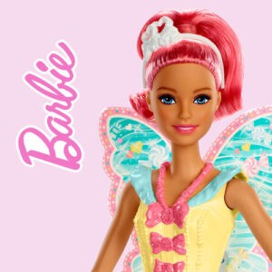 Carbotex Detský magický uterák Barbie Motýlia Víla