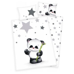 Herding Detské flanelové obliečky do postieľky Jana Star Panda