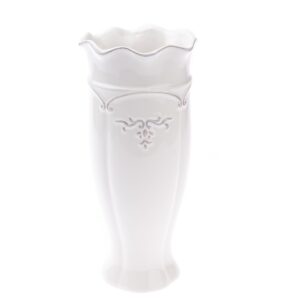 Keramická váza Vallada biela