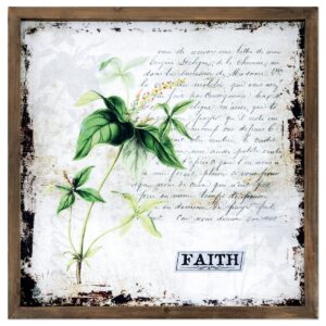Plátený obraz v drevenom rámčeku Faith