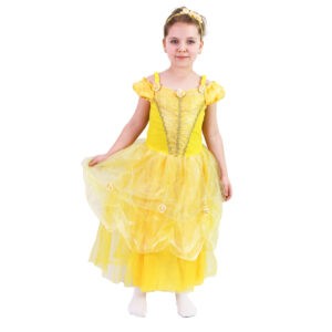 Rappa Detský kostým Princezná žltá