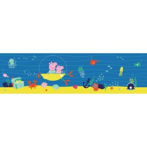Samolepiaca bordúra Peppa Pig Sea