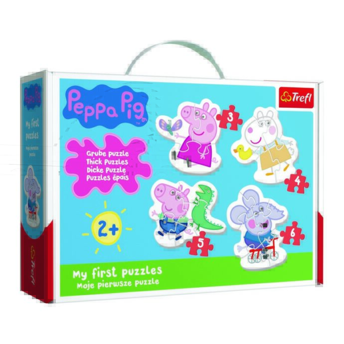 TREFL Baby puzzle Prasátko Peppa 4v1 (3